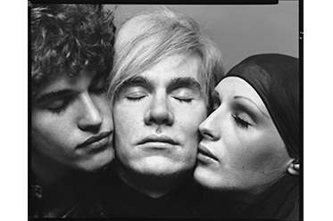 Andy Warhol, artist, with Jay Johnson and Candy Darling, actors, New York, August 20, 1969 editorial_main
