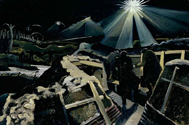 Paul Nash_Ypres Salient At Night