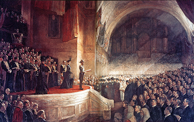 Tom Roberts Opening Parliament 1901
