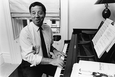 Flourish Productions Cy Coleman at the piano