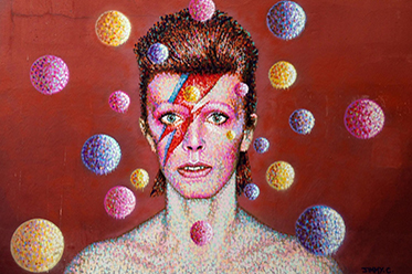 JimmyC David Bowie Brixton Wall Mural 2013