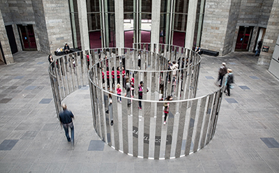 NGV Jeppe Hein Semicircular Space