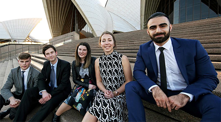SOH Australian winners of the MADE student exchange - photo by Prudence Upton