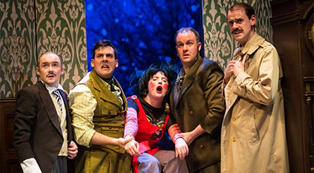 The Play That Goes Wrong at The Duchess Theatre, London - photo by Helen Murray