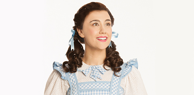 Samantha Leigh Dodemaide as Dorothy in THE WIZARD OF OZ - photo by Brian Geach