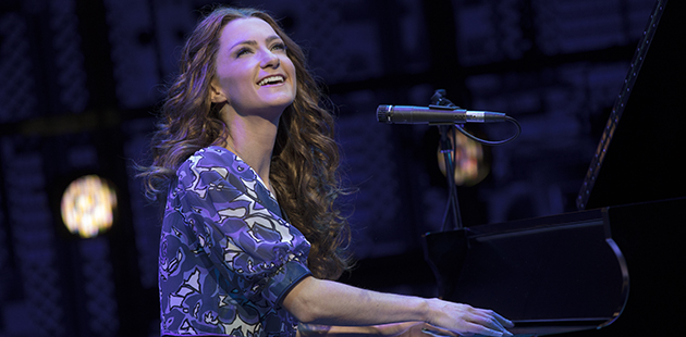 Beautiful The Carole King Musical Esther Hannaford as Carole King - photo by Joan Marcus