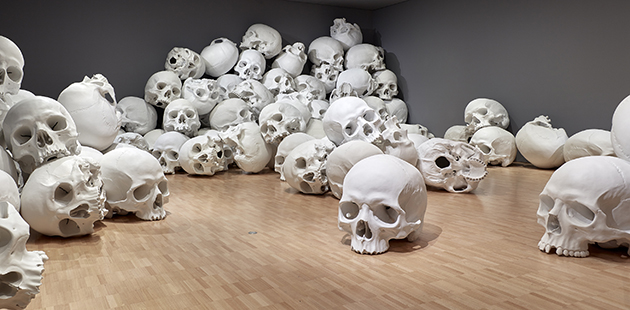 NGV Ron Mueck, Mass, 2016-17 (Installation view) - photo by Sean Fennessy