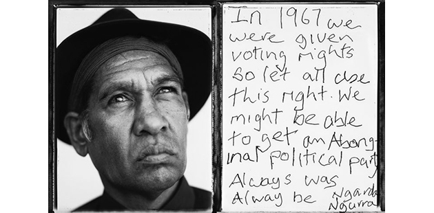 Tobias Titz, Alum Cheedy comments on the 1967 Referendum - photo by and copyright Tobias Titz