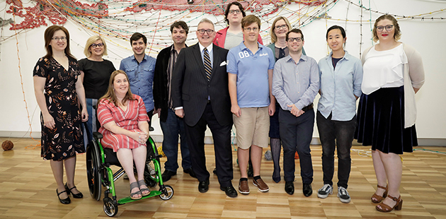 AAR Createability Interns with Minister Harwin, Accessible Arts and Create NSW