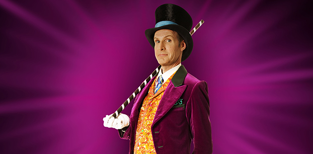 Charlie and the Chocolate Factory Paul Slade Smith as Willy Wonka (c) Brian Geach