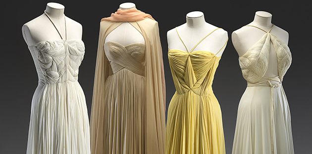 Madame GRÈS (designer), French 1903–93. Evening dresses, 1939 spring - summer, c.1980