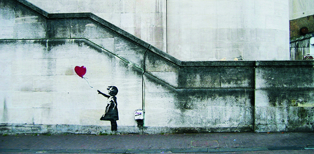 AAR Banksy Girl with Balloon.
