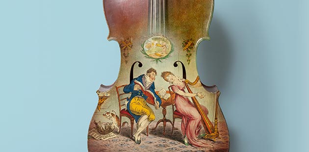 Violoncello, 1814 - photo © Jenni Carter for Sydney Living Museums