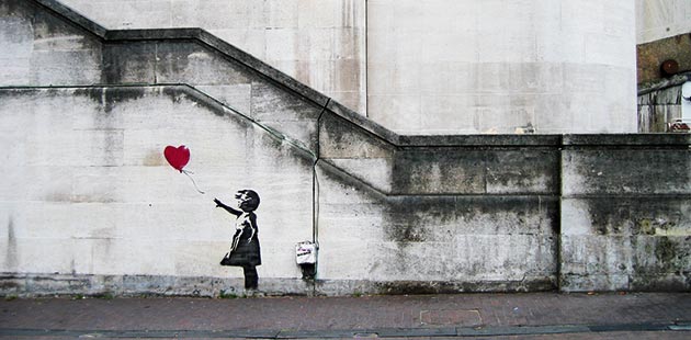 AAR Banksy Girl with Balloon