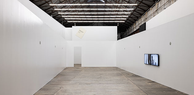 Mike Parr, The Eternal Opening, Carriageworks, 2019 - photo by Mark Pokorny