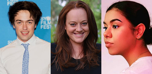 Screen NSW Joshua Longhurst, Joanna Beveridge and Aaliyah-Jade Bradbury