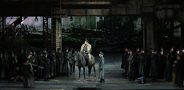 Davide Livermore’s production of Attila - courtesy of Teatro alla Scala