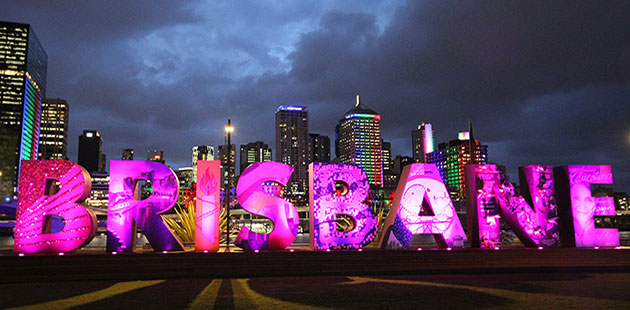 Image: Brisbane Sign, South Bank Parklands, Brisbane