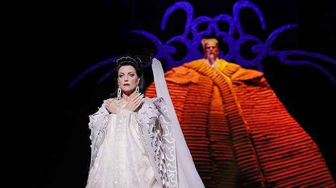 AAR Lise Lindstrom in Opera Australia's 2019 Production of Turandot photo by Jeff Busby