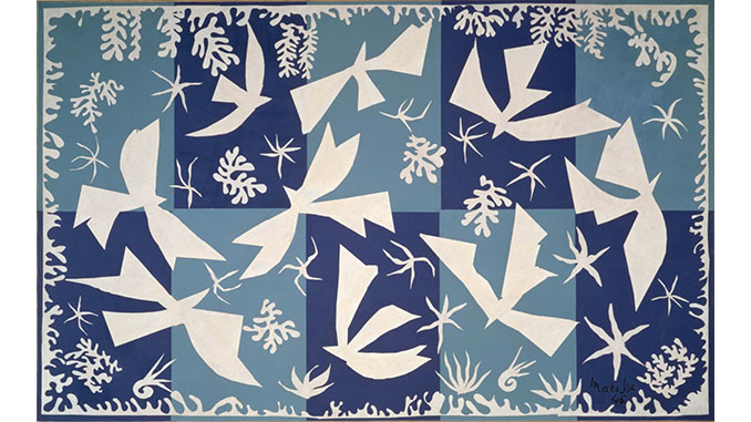 Henri-Matisse-Polynesia-the-sky-(Polynésie,-le-ciel) 1946