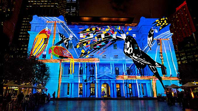AAR-Vivid-Sydney-2022-For-Sydney-with-Love-Ken-Done-Customs-House-Spinifex-Group