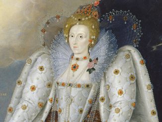 Queen Elizabeth I (The ‘Ditchley’ portrait) By Marcus Gheeraerts the Younger, c.1592 (detail) © National Portrait Gallery, London