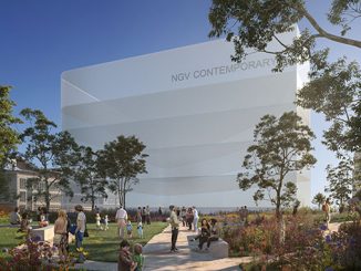 Artist-impression-of-NGV-Contemporary-(gallery-building-to-be-designed)-viewed-from-the-new-public-garden-courtesy-of-HASSELL-+-SO-IL
