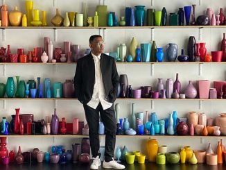 AAR-David-Sequeira-studio-office-ceramic-and-glass-vases-photo-by-Stephen-McCallum