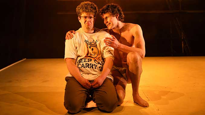TW Oliver Cowen and Angus Leighton in Lord of the Flies photo by Matthew Chen